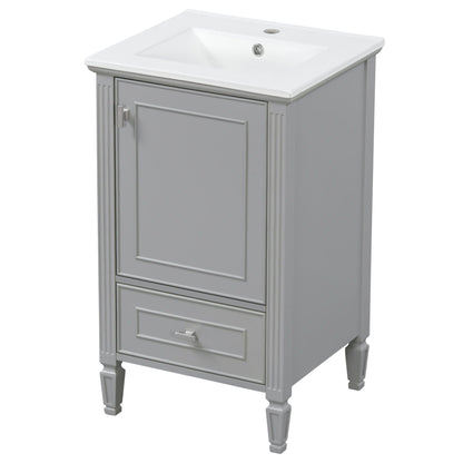 Retro Bathroom Vanity With Sink