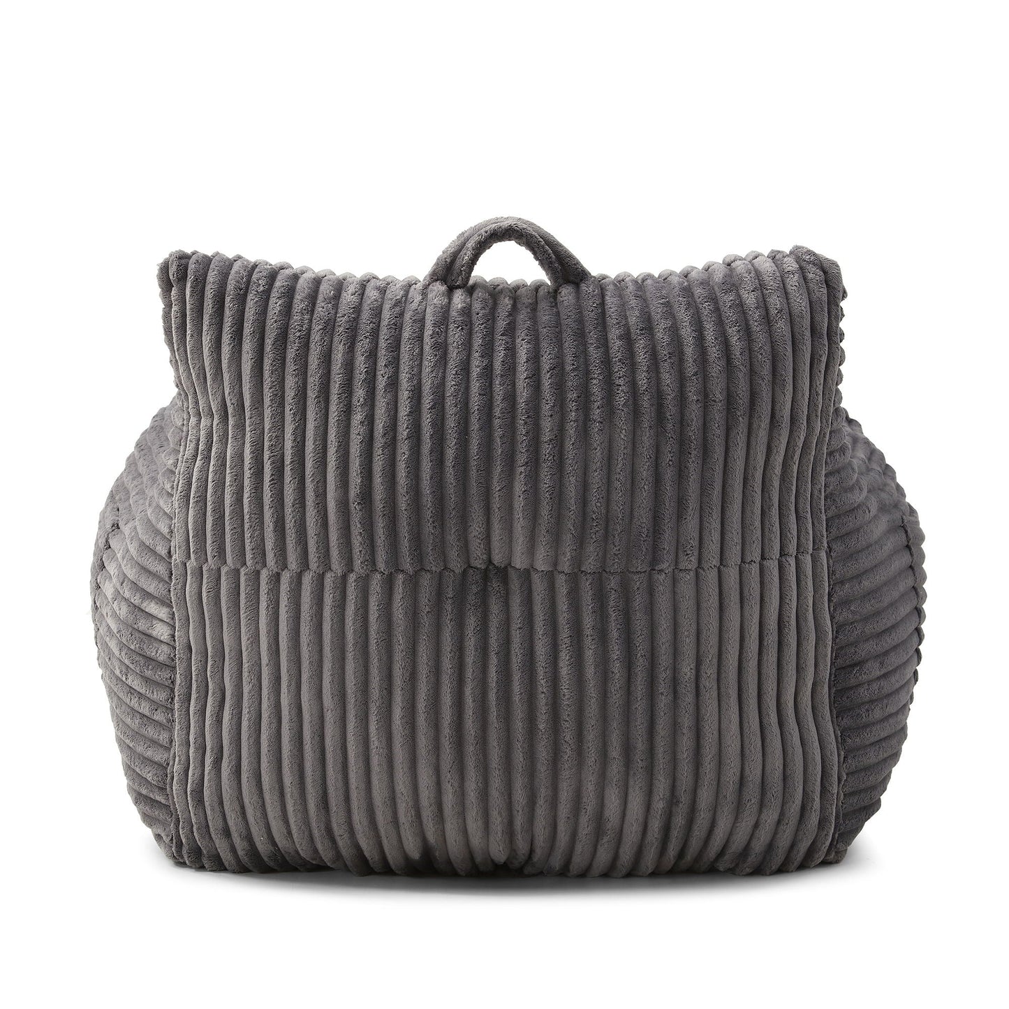 Giant Bean Bag Chair With Armrests And Footstool