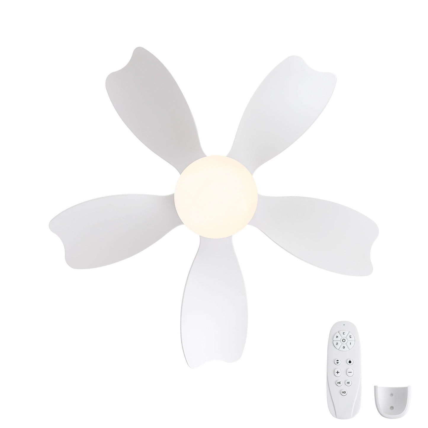 Low Profile Flush Mount Ceiling Fan With Light