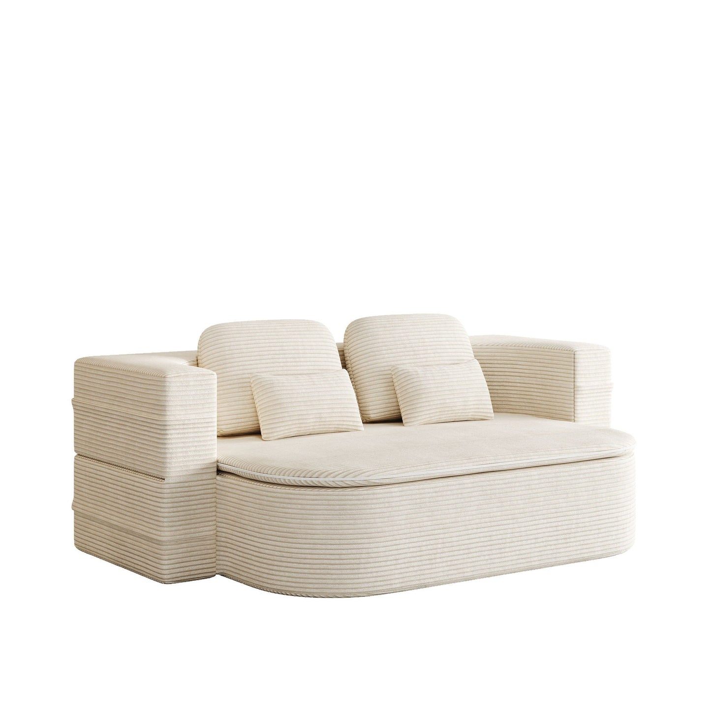 2 In 1 Foldable Sofa Bed With Multi Functional Blanket