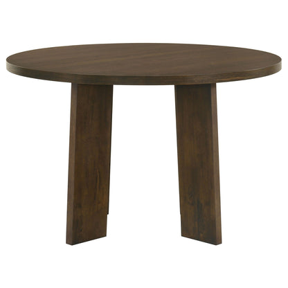 Strouse 5-piece Dining Set Black and Walnut