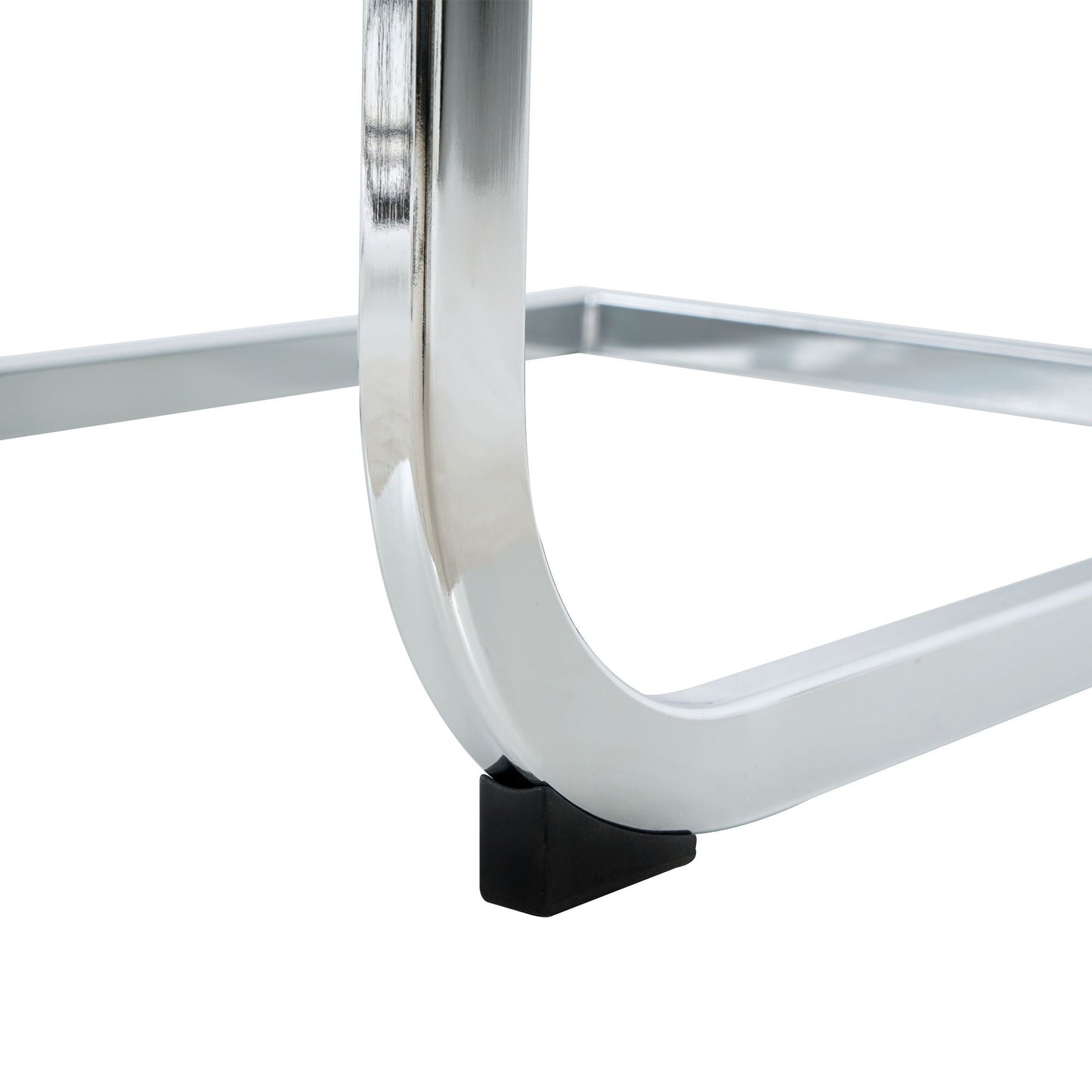 Modern Dining Chairs With Padded Seat And Metal Legs