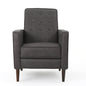 Macedonia - Button Tufted Fabric Recliner - Slate