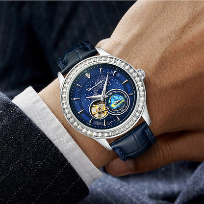 VanGogh Men's Geneva Series Art Automatic Mechanical Watch