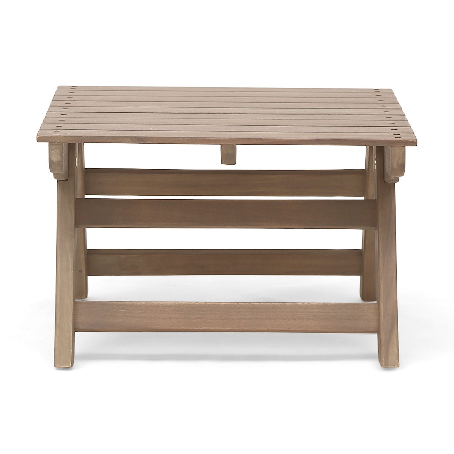 Sedona Outdoor Side Table With Open Slat Design
