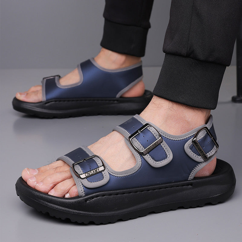 Lightweight Foam Sole Trendy Casual Non-slip Handmade Sandals