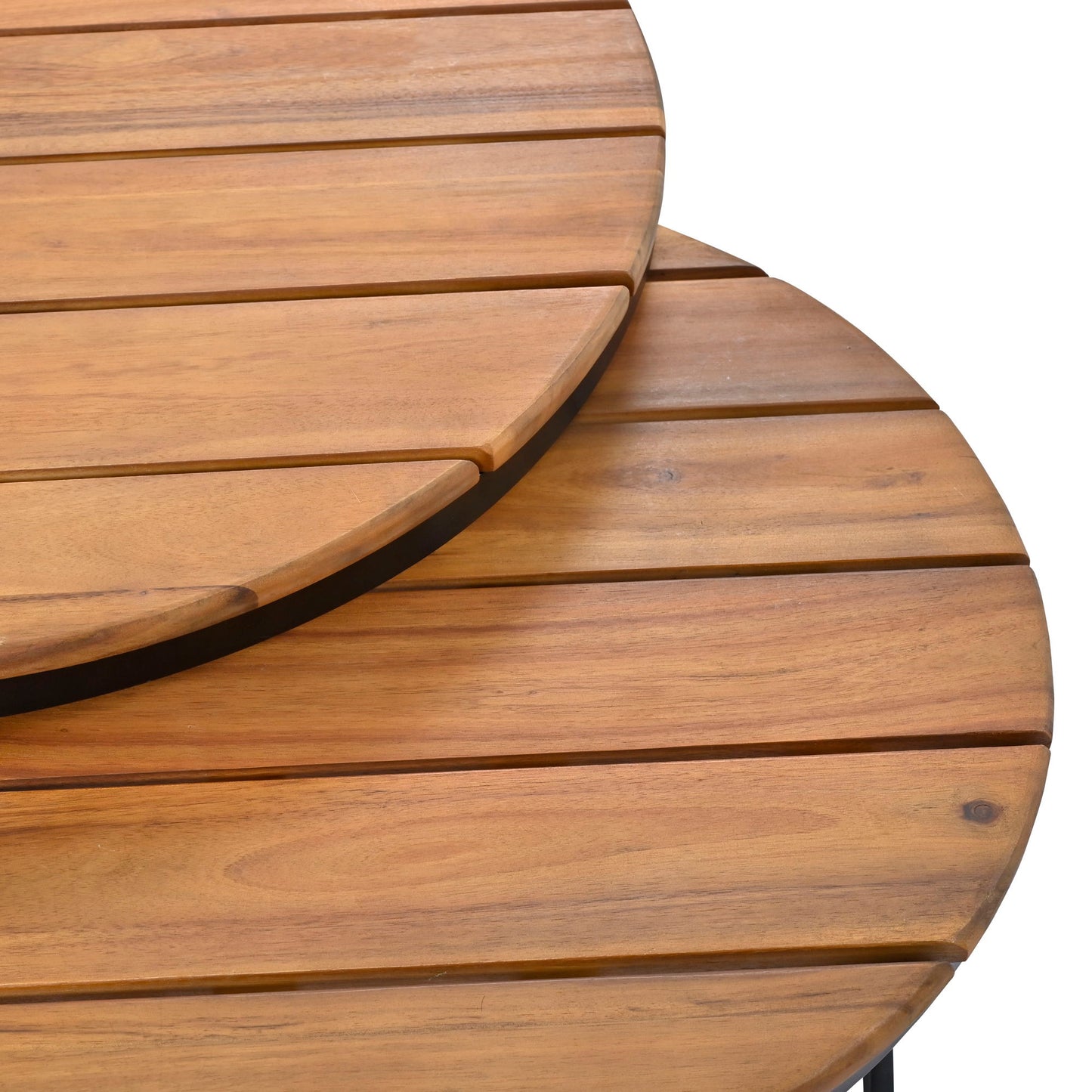 Modern Outdoor Sectional Sofa Set With Nesting Coffee Tables