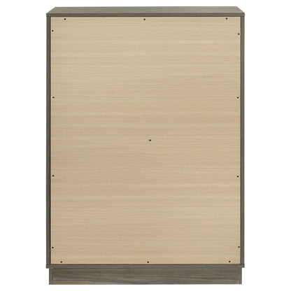 Fenwick 4-drawer Chest of Drawers Grey Oak