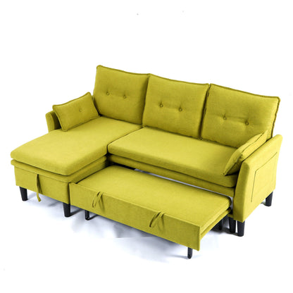 L-Shaped Reversible Chaise Sectional Sofa With Storage