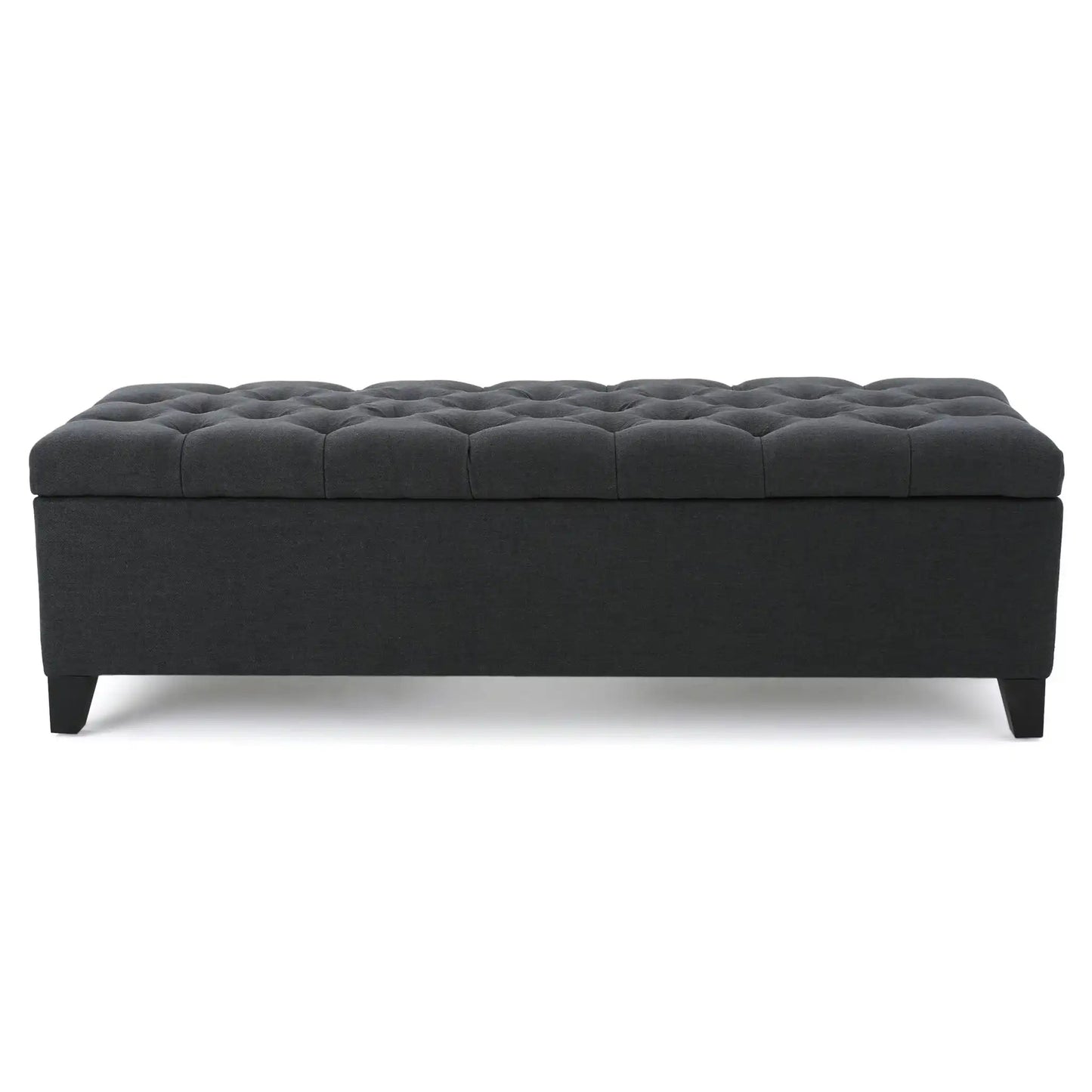 Glouster Contemporary Storage Ottoman with Button Tufted Design