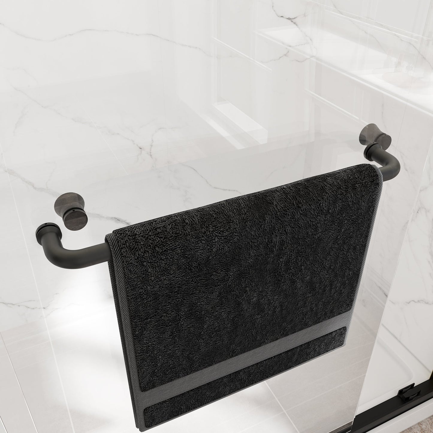 55"-60" W x 72" H Matte Shower Door