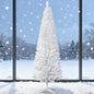 Slim Christmas Tree with Realistic Branches