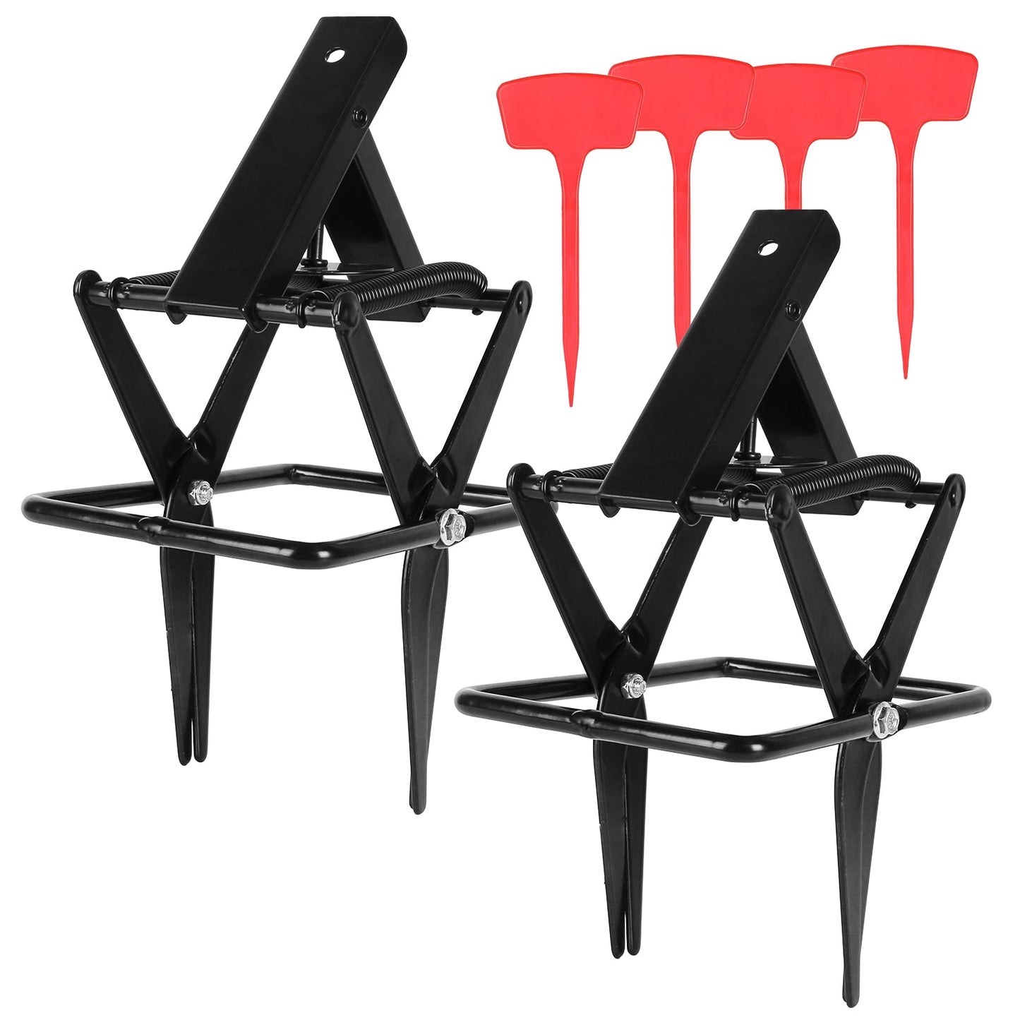 2PCS Reusable Metal Mole Traps for Lawn & Garden