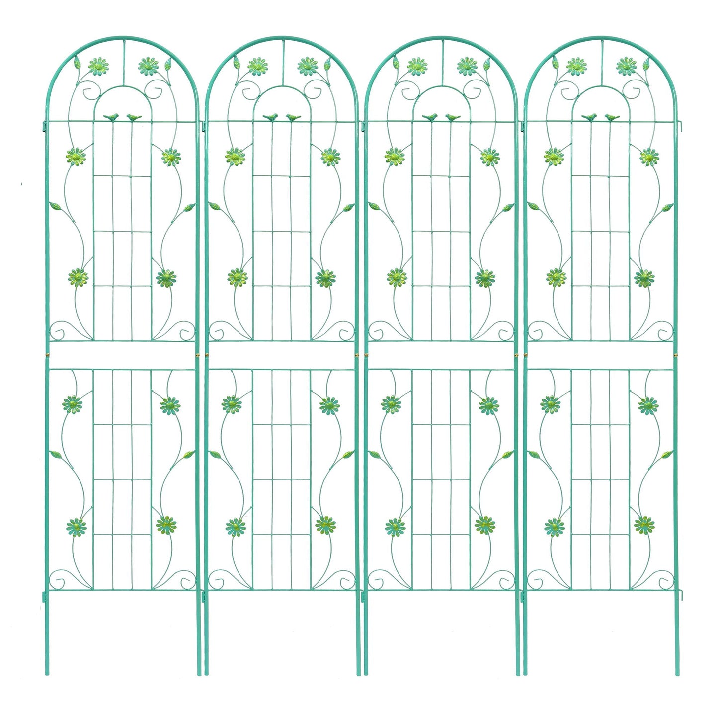 Metal Garden Trellis Rustproof Trellis For Climbing Plant Outdoor Flower Support