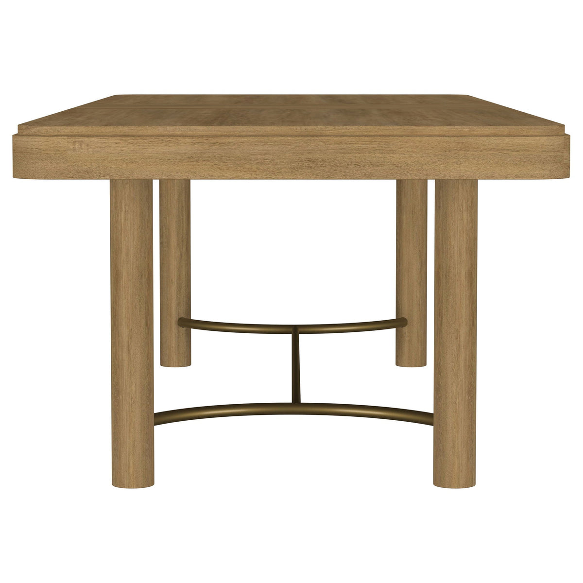 Arini 5-piece Extension Leaf Dining Table Set Sand Wash and Black