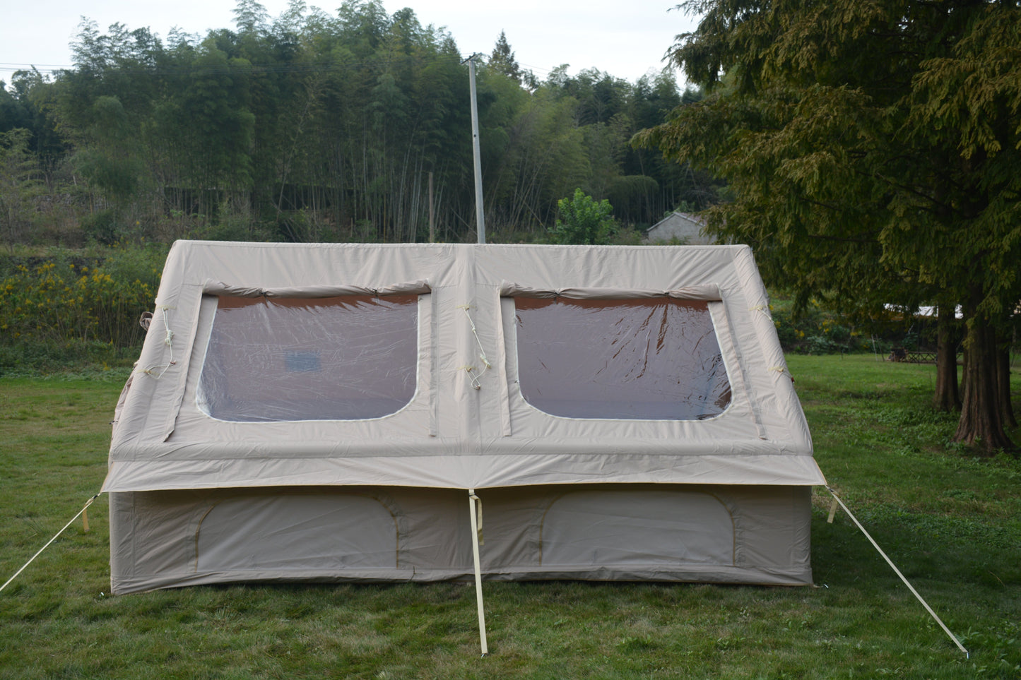 9.8 x 13 ft Inflatable Camping Tent with Hand Pump