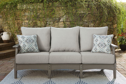 Visola - Sofa with Cushion - Gray