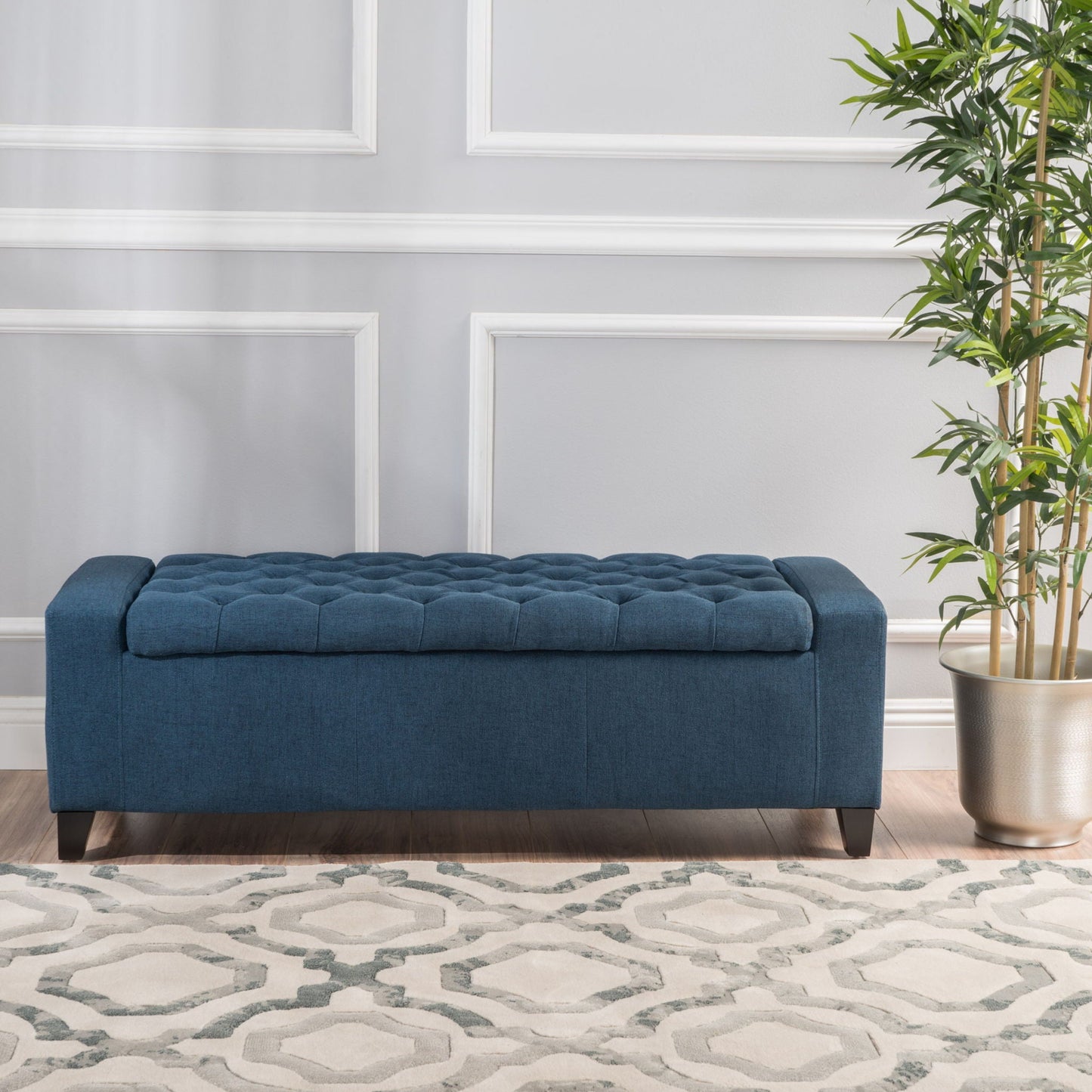 Guernsey Ottoman Storage With Tufted Top