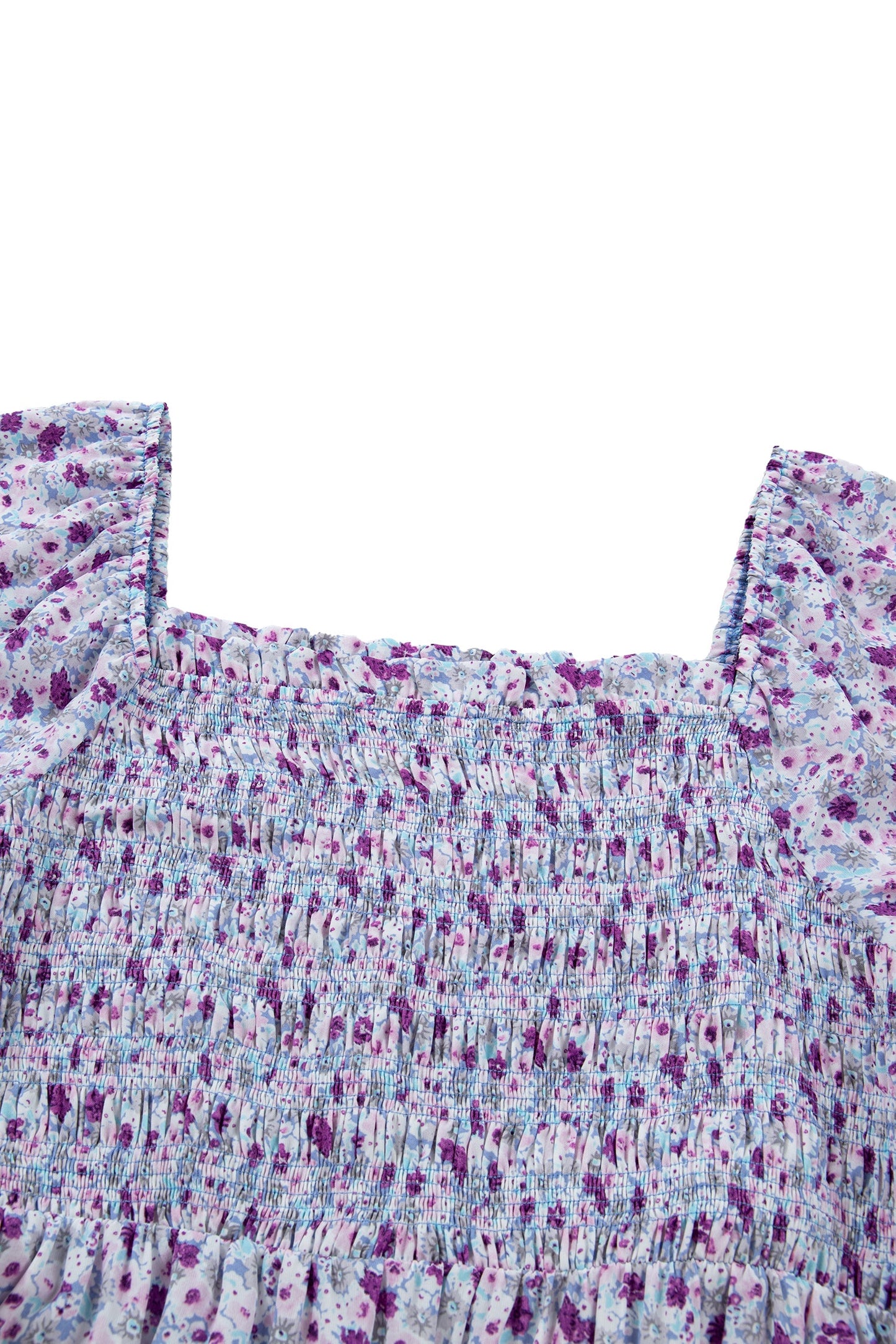 Kelsey Square Smocked Maxi PLUS Dress