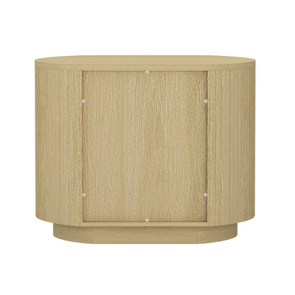 Olivia - Nightstand With 2 Drawers - Oak