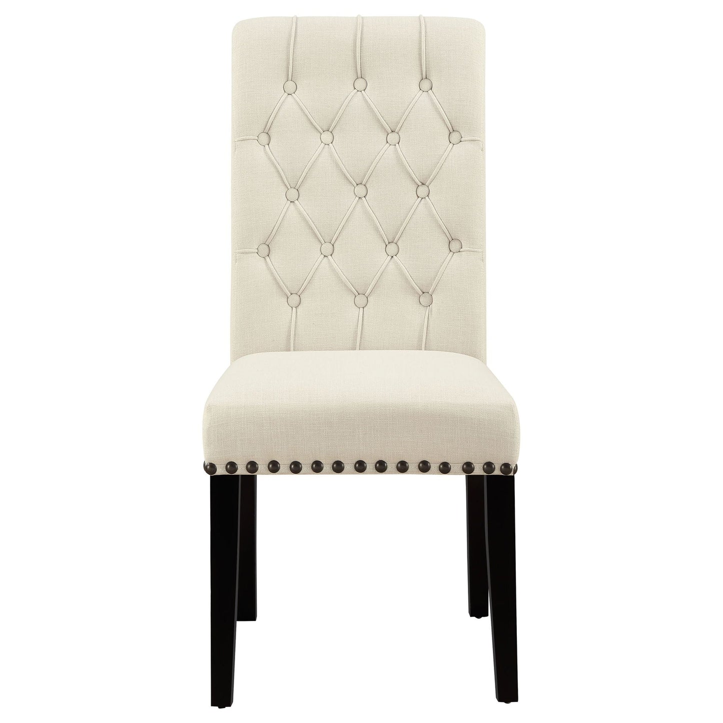 Button Tufted Side Chairs (Set of 2) - Beige