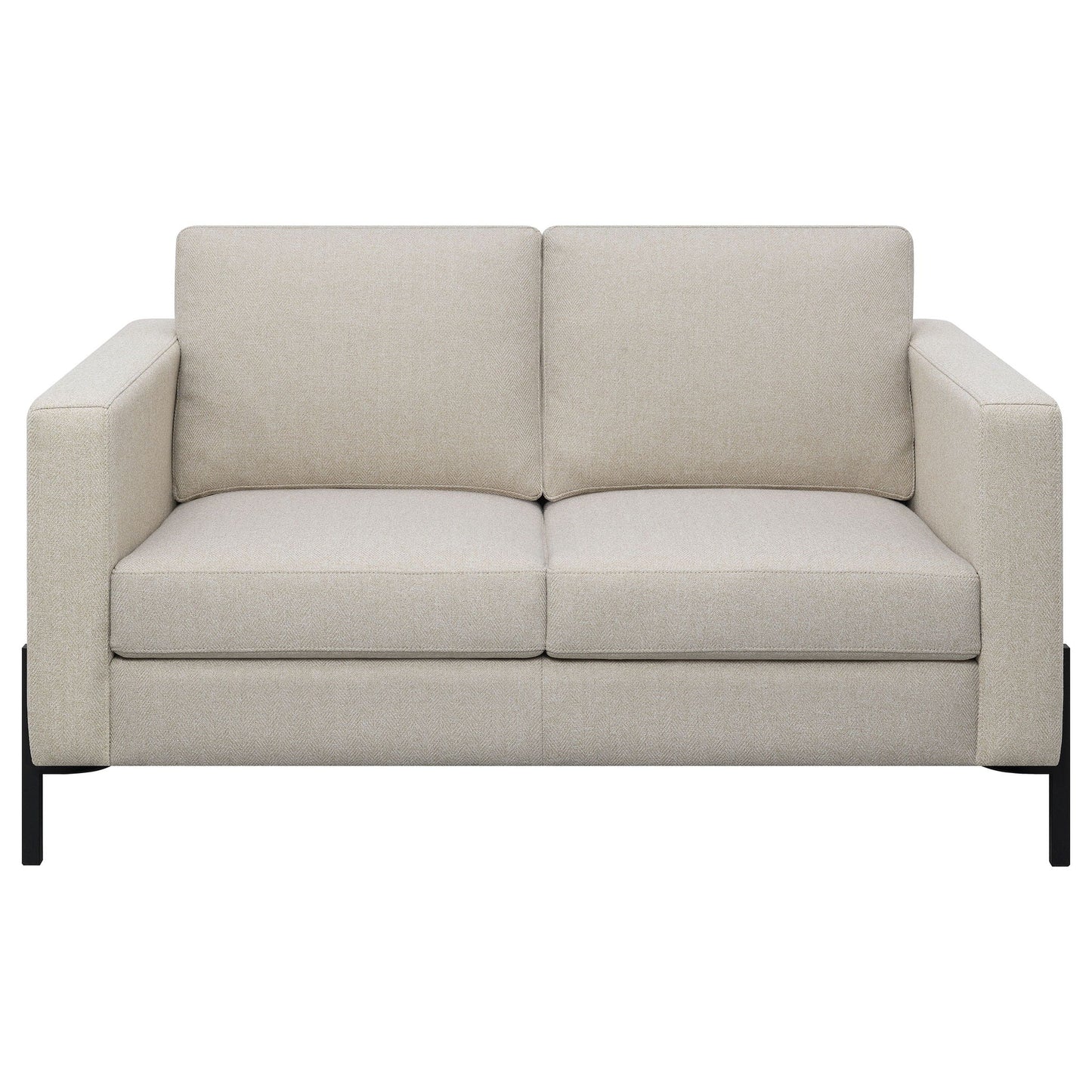 Dulcie - Loose Back Loveseat - Oatmeal