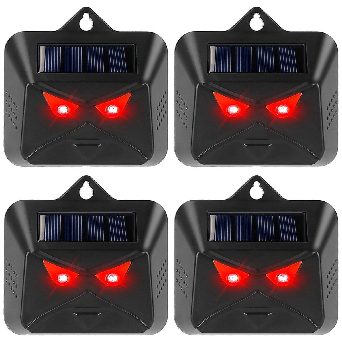 4Pcs Solar Predator Control Light Coyote Deterrent Deer Bird Repeller Lamp Animal Repellent for Garden Farm