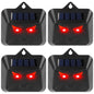 4Pcs Solar Predator Control Light Coyote Deterrent Deer Bird Repeller Lamp Animal Repellent for Garden Farm