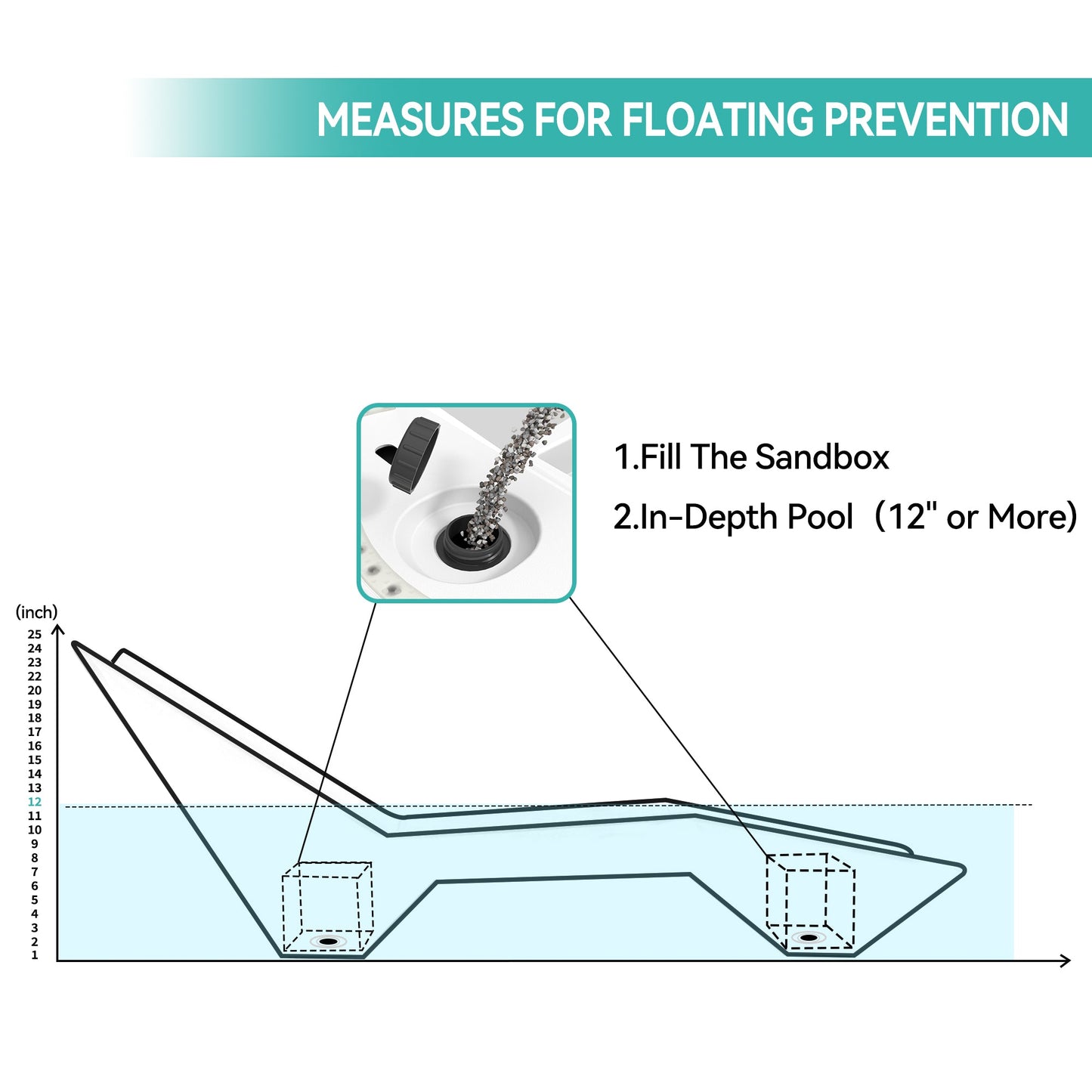 Quick Assembly S-Shaped Pool Lounger