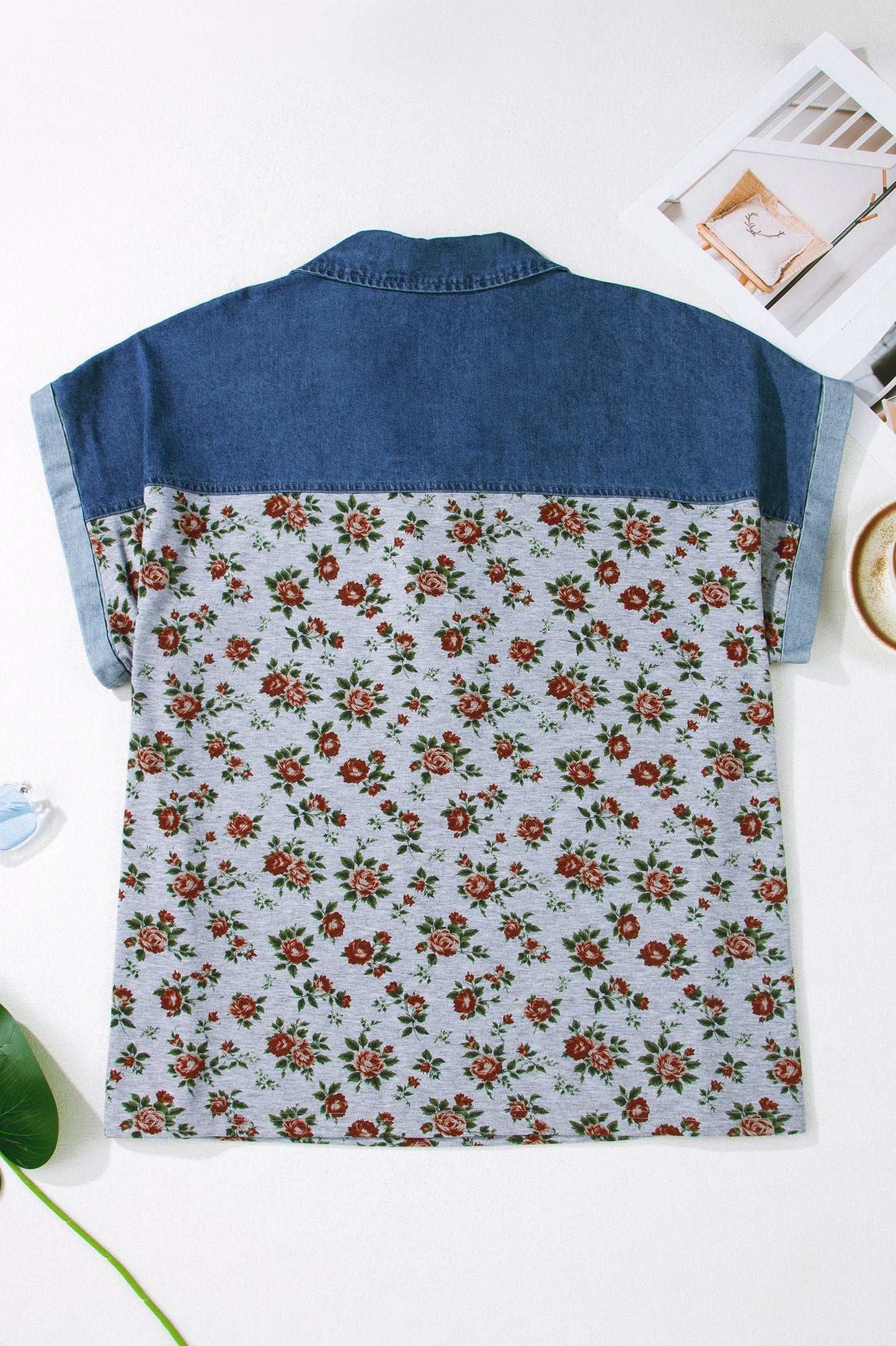 Karla Print Patchwork Polo PLUS Tee