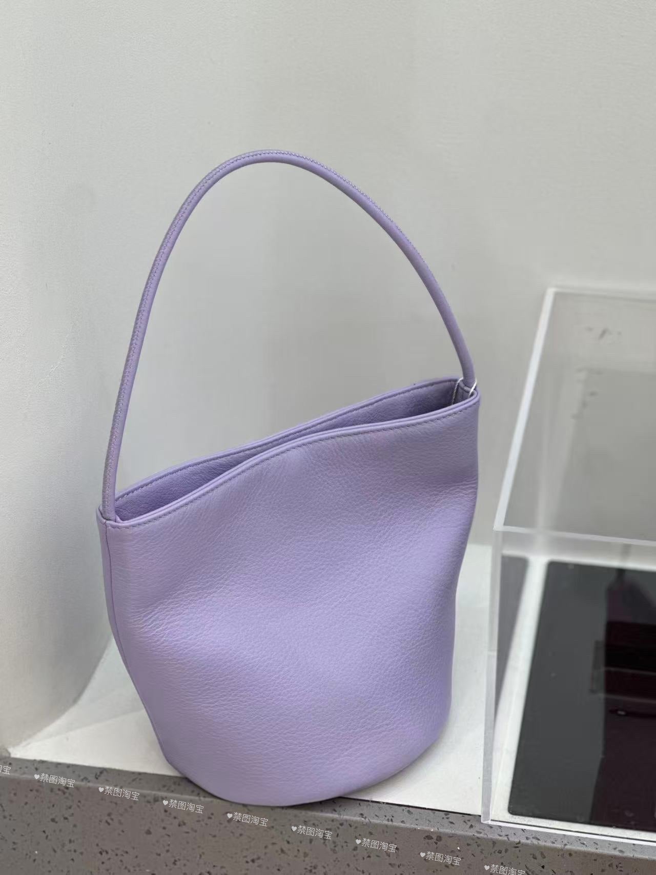 Badi Leather Women's Bag 2025 New High-End Style Small Bucket Bag Shoulder Bag Hand-Carry Top-Layer Cowhide Underarm Bag