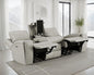 Brickston Triple Power Reclining Sofa Grey