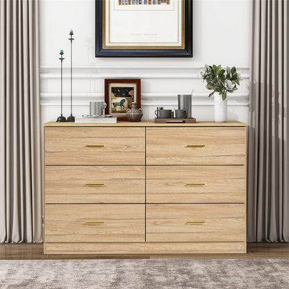 Modern 6-Drawer Dresser