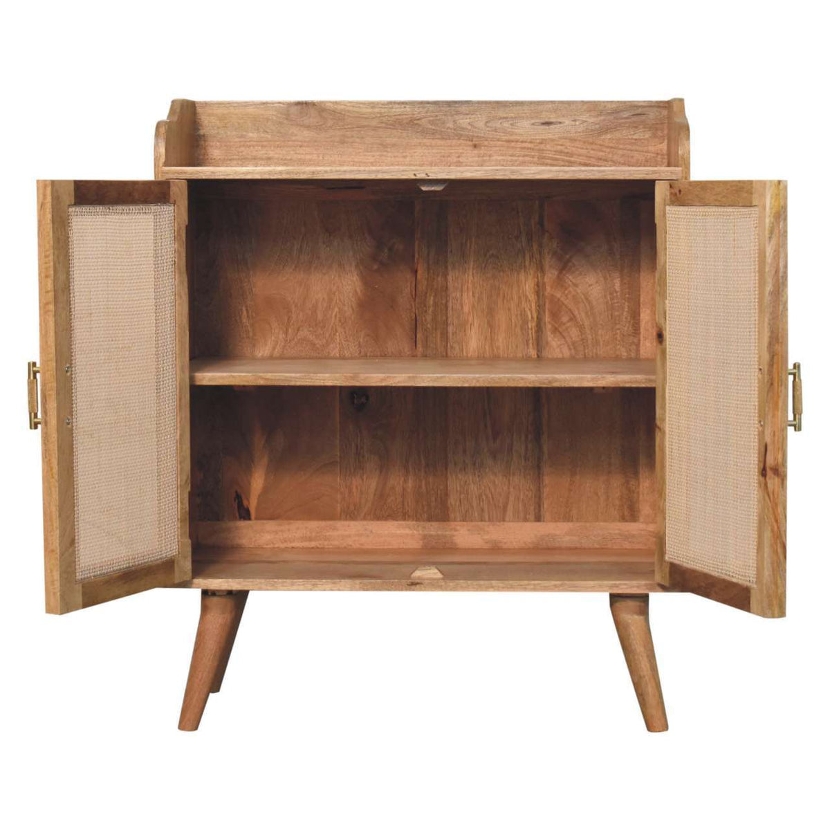 Larissa - T Bar Raised Cabinet - Brown