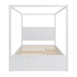 Canopy Platform Bed With Trundle And 3 Storage Drawers