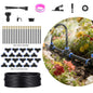 360° Bendable Drip Irrigation System with 49FT 5/8” Tubing Hose 5/16” Faucet Connector Automatic Watering Misting Kit For Garden Greenhouse Yard Lawn
