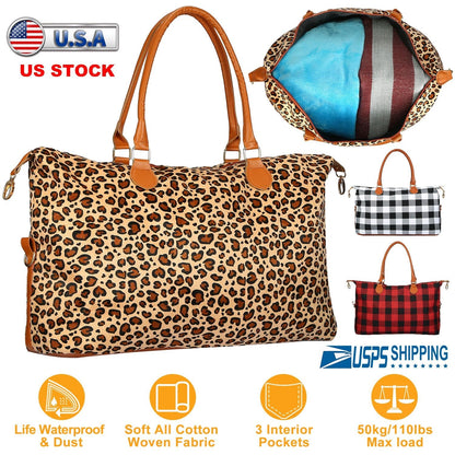 Women Duffle Bag Travel Luggage Bags Weekend Overnight Bag Tote Bags Shoulder Handle Bags Portable Diaper Bag