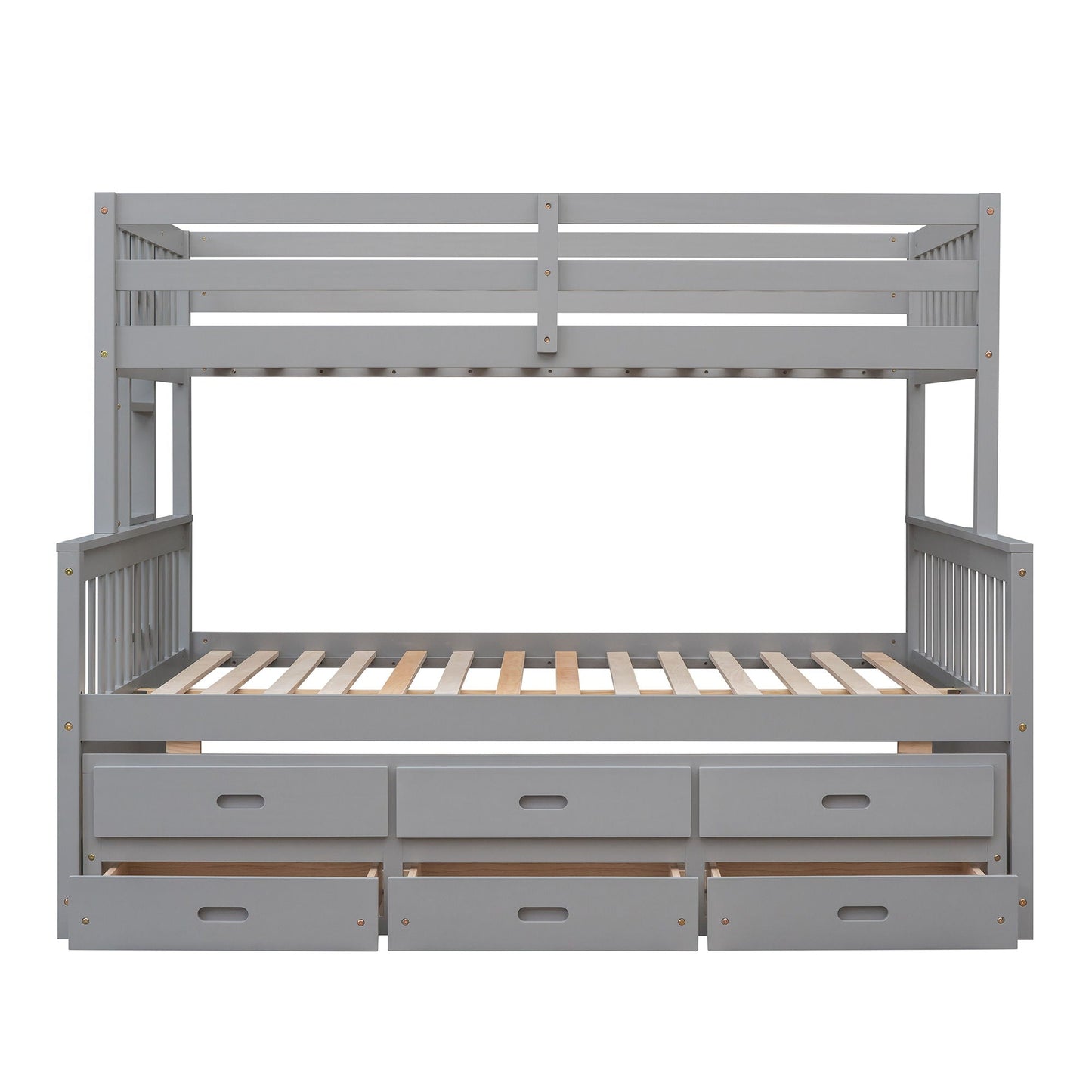 Bunk Bed With Twin Size Trundle And Drawers