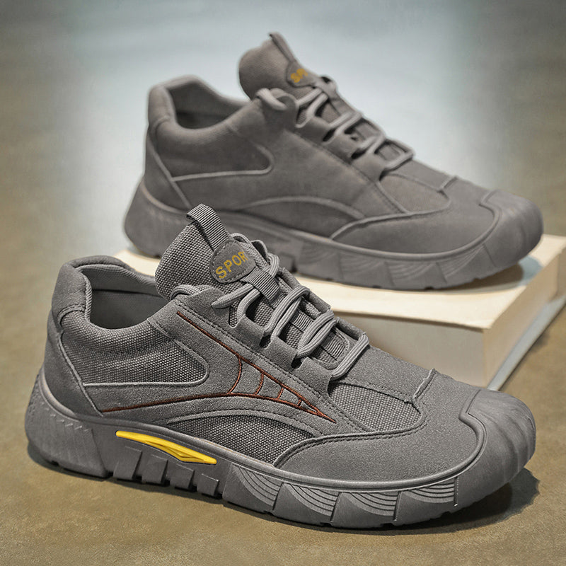 Men's Labor Safety Shoes, Autumn Trendy Casual Shoes, Lightweight Versatile Sneakers, Low-top Work Sports Shoes