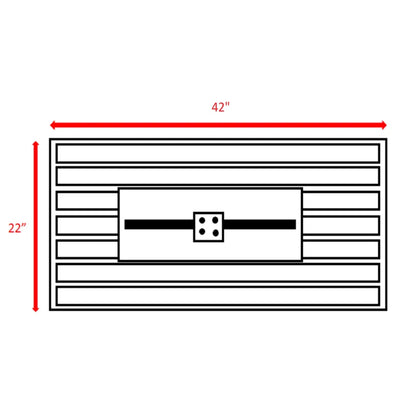 Rectangular Fire Pit With Frame Elegant Design
