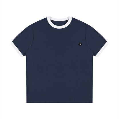 Loki & Ivy Contrast Edge Ribbed Crewneck T-Shirt