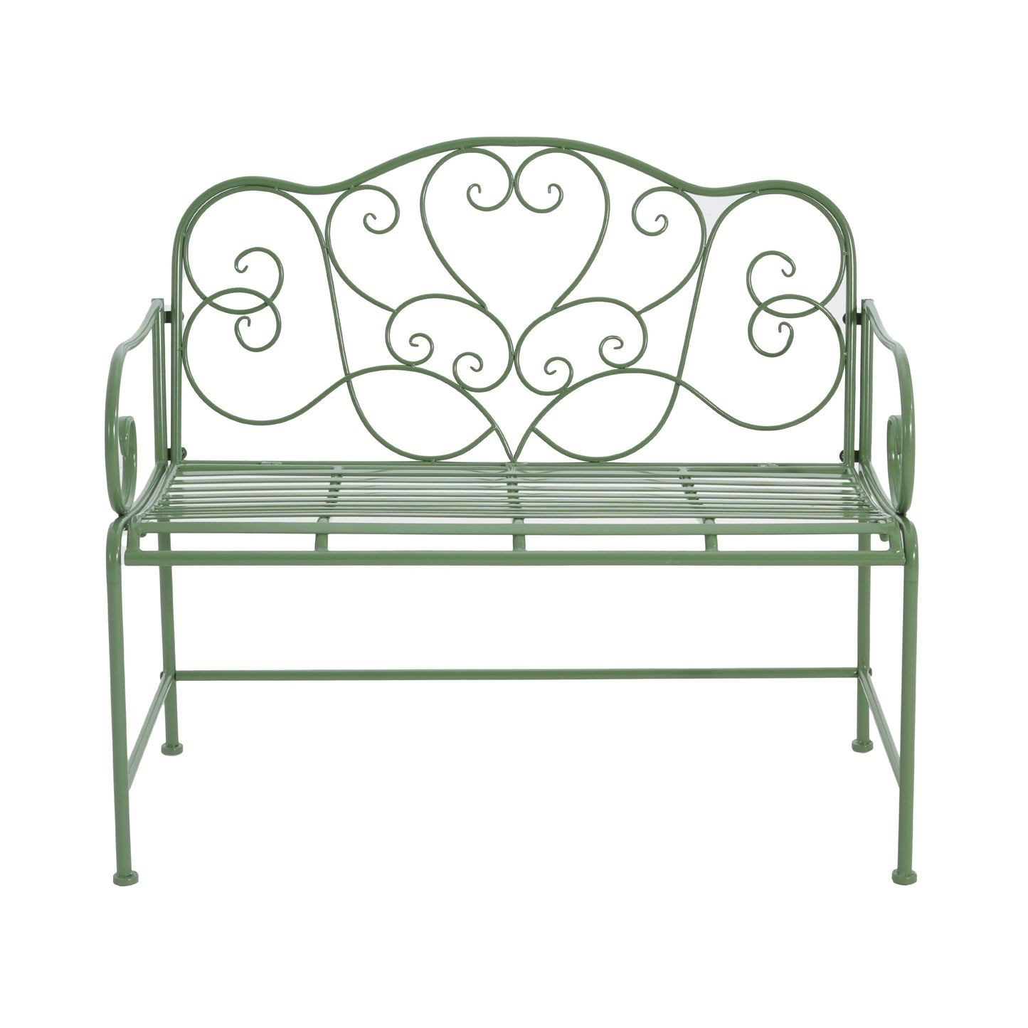 Sunnydaze Outdoor Garden Bench - Green