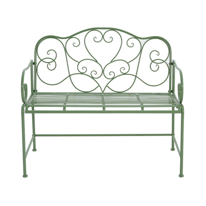 Sunnydaze Outdoor Garden Bench - Green