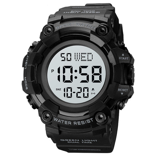 Fashion Large Dial Watch For Male Students Trendy Waterproof