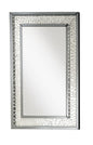 Nysa - 47" Rectangular Accent Mirror - Mirrored & Faux Crystals