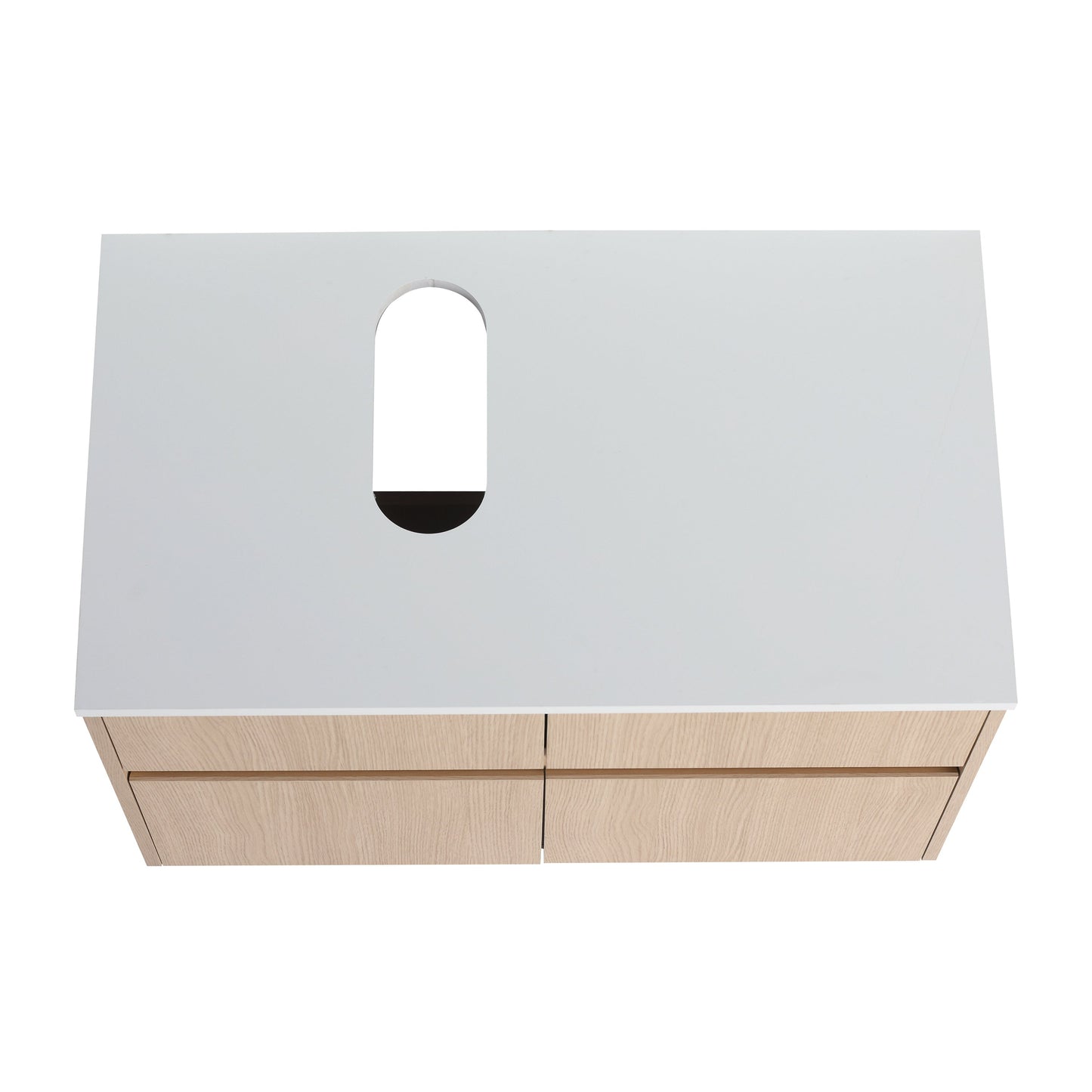 32-Inch Wall-Mounted Bathroom Vanity with 2 Soft Close Doors and 1 Drawer