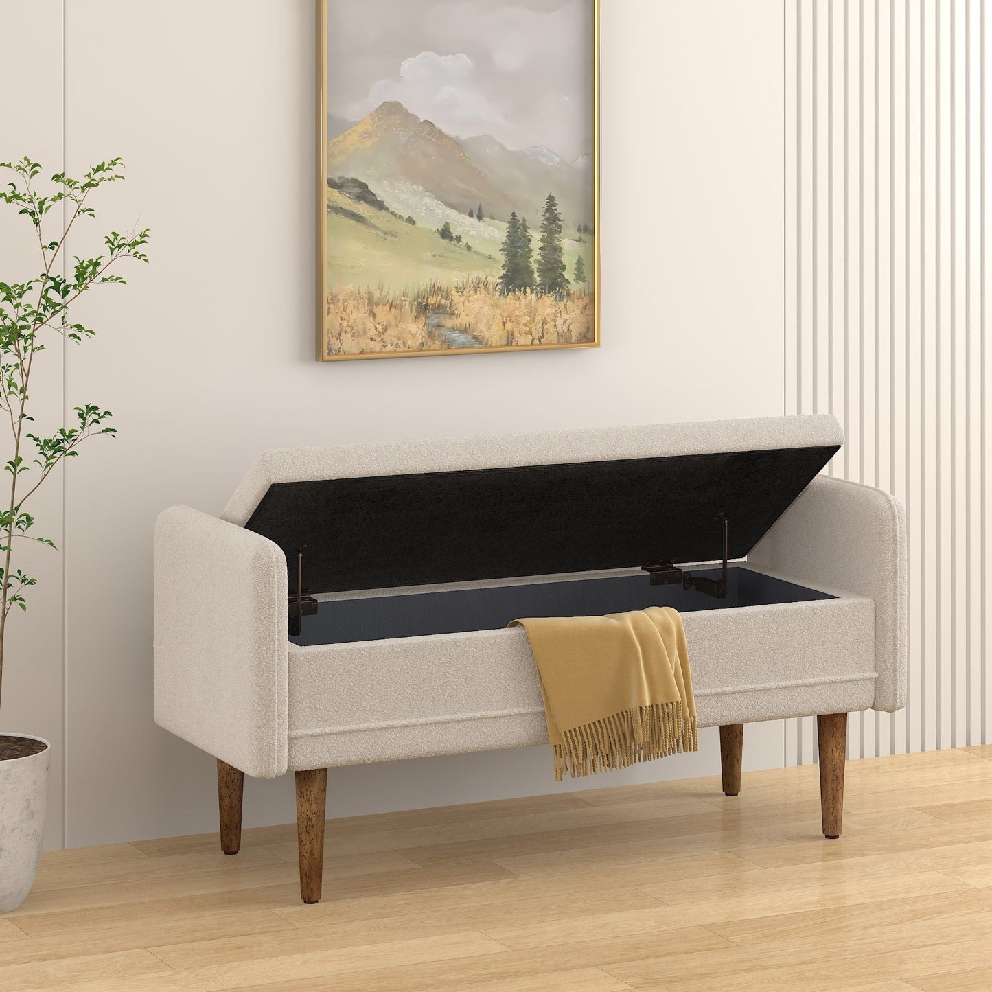 Teddy Storage Stool With Storage Space For Apartments