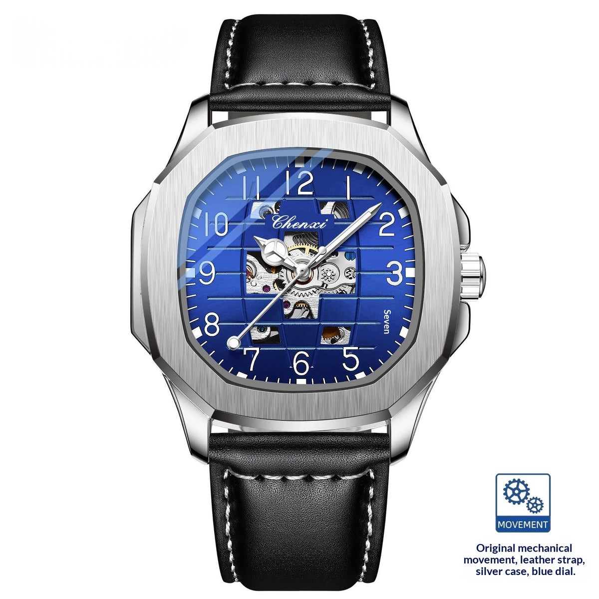 High-end Square Mechanical Mens Watch