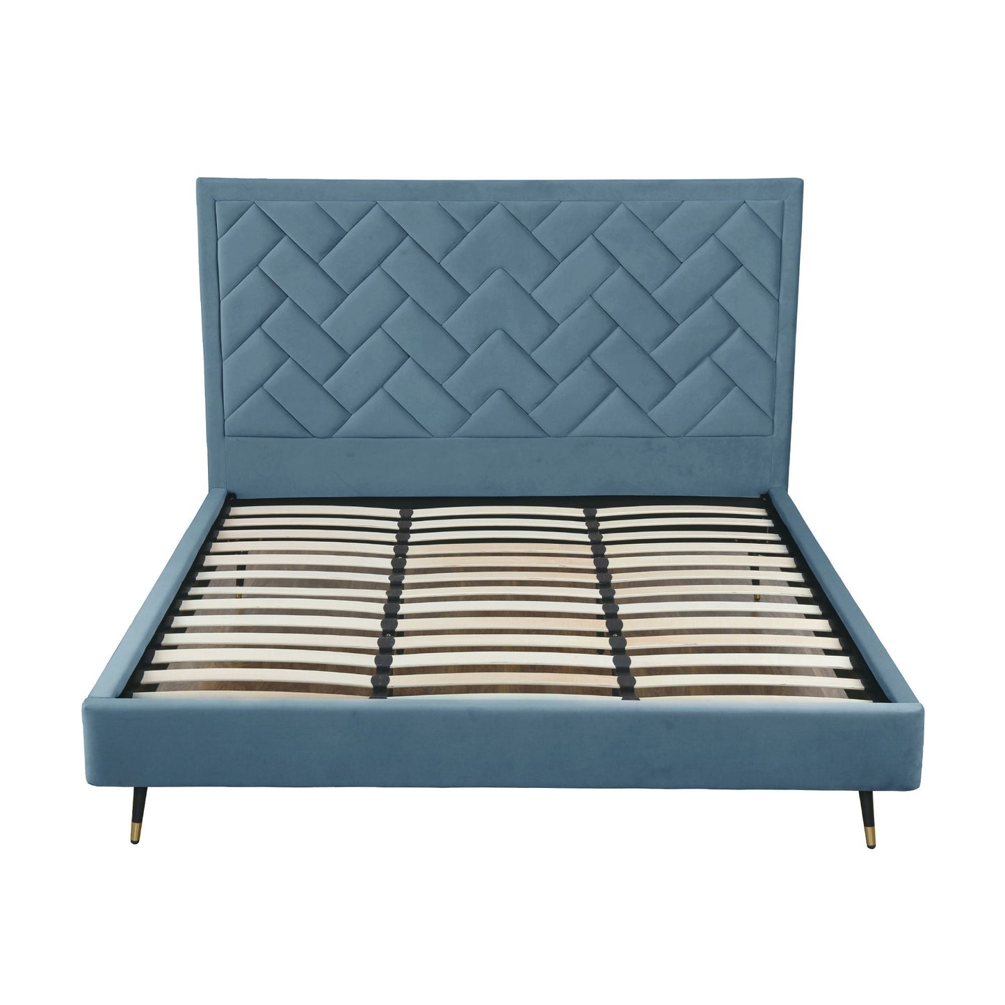 Crosby - Bed With Upholstered Headboard And Slats