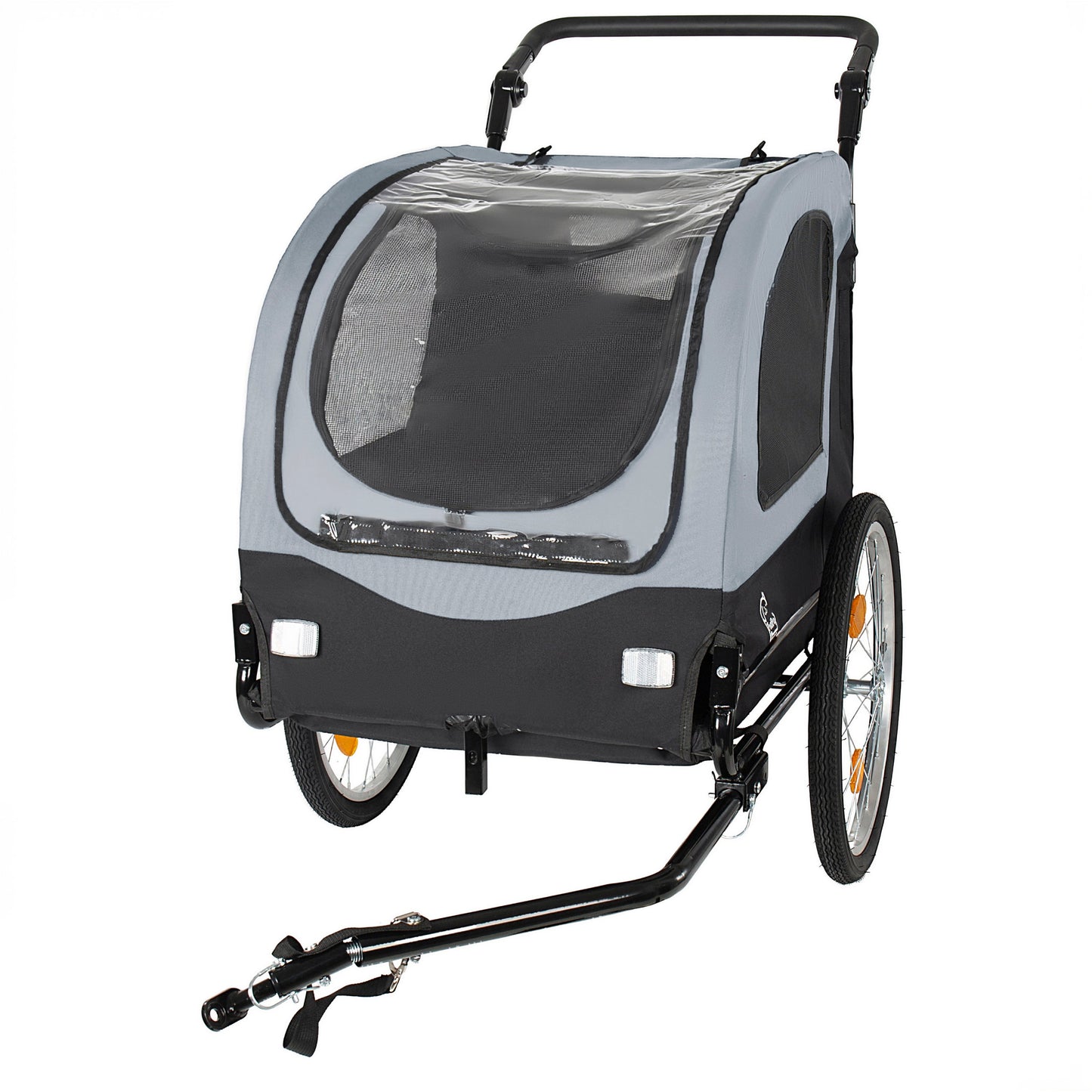 2-in-1 Bike Trailer & Pet Stroller for Dogs up to 110lbs